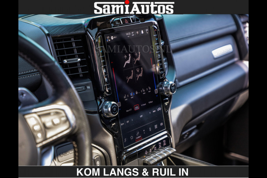 Dodge Ram GT TRX PACK BEAST | 5.7 V8 HEMI | WIDE BODY | LUCHTVERING | MEGA DIK | DC | DUBBLE CABINE | 5 PERSOONS | CREW CAB | GRIJS KENTEKEN | TRAIN HORN | EERSTE EIGENAAR | ORIGINEEL NEDERLANDSE AUTO | WIDE BODY | De specialist in Amerikaanse pick‑ups in Nederland en Europa.