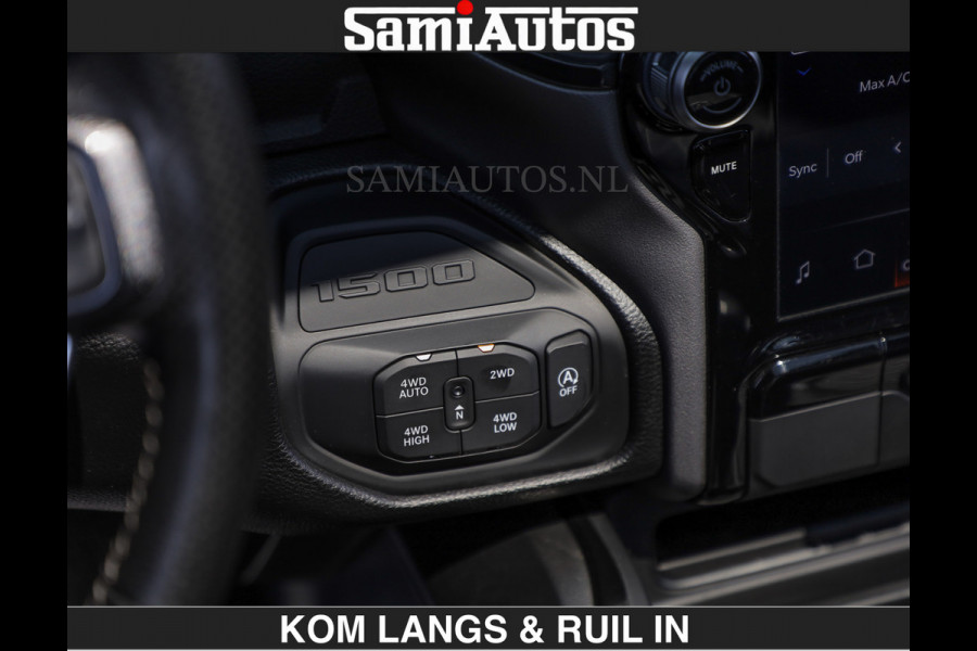 Dodge Ram GT TRX PACK BEAST | 5.7 V8 HEMI | WIDE BODY | LUCHTVERING | MEGA DIK | DC | DUBBLE CABINE | 5 PERSOONS | CREW CAB | GRIJS KENTEKEN | TRAIN HORN | EERSTE EIGENAAR | ORIGINEEL NEDERLANDSE AUTO | WIDE BODY | De specialist in Amerikaanse pick‑ups in Nederland en Europa.
