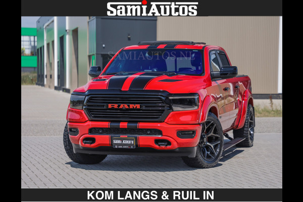 Dodge Ram GT TRX PACK BEAST | 5.7 V8 HEMI | WIDE BODY | LUCHTVERING | MEGA DIK | DC | DUBBLE CABINE | 5 PERSOONS | CREW CAB | GRIJS KENTEKEN | TRAIN HORN | EERSTE EIGENAAR | ORIGINEEL NEDERLANDSE AUTO | WIDE BODY | De specialist in Amerikaanse pick‑ups in Nederland en Europa.