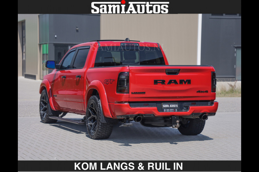 Dodge Ram GT TRX PACK BEAST | 5.7 V8 HEMI | WIDE BODY | LUCHTVERING | MEGA DIK | DC | DUBBLE CABINE | 5 PERSOONS | CREW CAB | GRIJS KENTEKEN | TRAIN HORN | EERSTE EIGENAAR | ORIGINEEL NEDERLANDSE AUTO | WIDE BODY | De specialist in Amerikaanse pick‑ups in Nederland en Europa.