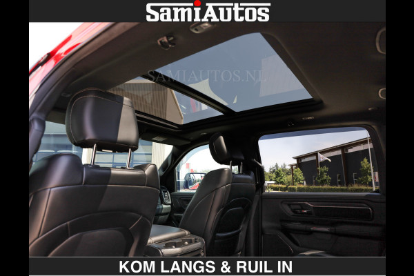 Dodge Ram GT TRX PACK BEAST | 5.7 V8 HEMI | WIDE BODY | LUCHTVERING | MEGA DIK | DC | DUBBLE CABINE | 5 PERSOONS | CREW CAB | GRIJS KENTEKEN | TRAIN HORN | EERSTE EIGENAAR | ORIGINEEL NEDERLANDSE AUTO | WIDE BODY | De specialist in Amerikaanse pick‑ups in Nederland en Europa.
