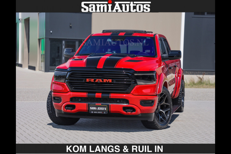 Dodge Ram GT TRX PACK BEAST | 5.7 V8 HEMI | WIDE BODY | LUCHTVERING | MEGA DIK | DC | DUBBLE CABINE | 5 PERSOONS | CREW CAB | GRIJS KENTEKEN | TRAIN HORN | EERSTE EIGENAAR | ORIGINEEL NEDERLANDSE AUTO | WIDE BODY | De specialist in Amerikaanse pick‑ups in Nederland en Europa.