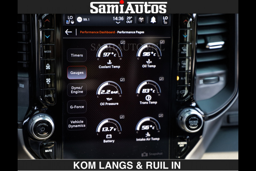 Dodge Ram GT TRX PACK BEAST | 5.7 V8 HEMI | WIDE BODY | LUCHTVERING | MEGA DIK | DC | DUBBLE CABINE | 5 PERSOONS | CREW CAB | GRIJS KENTEKEN | TRAIN HORN | EERSTE EIGENAAR | ORIGINEEL NEDERLANDSE AUTO | WIDE BODY | De specialist in Amerikaanse pick‑ups in Nederland en Europa.