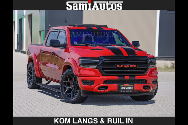 Dodge Ram GT TRX PACK BEAST | 5.7 V8 HEMI | WIDE BODY | LUCHTVERING | MEGA DIK | DC | DUBBLE CABINE | 5 PERSOONS | CREW CAB | GRIJS KENTEKEN | TRAIN HORN | EERSTE EIGENAAR | ORIGINEEL NEDERLANDSE AUTO | WIDE BODY | De specialist in Amerikaanse pick‑ups in Nederland en Europa.