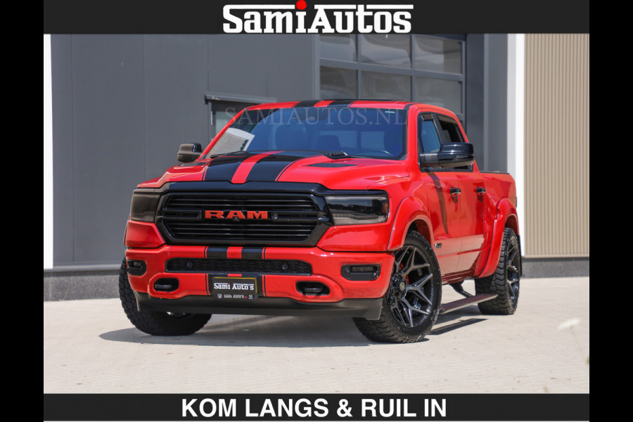 Dodge Ram GT TRX PACK BEAST | 5.7 V8 HEMI | WIDE BODY | LUCHTVERING | MEGA DIK | DC | DUBBLE CABINE | 5 PERSOONS | CREW CAB | GRIJS KENTEKEN | TRAIN HORN | EERSTE EIGENAAR | ORIGINEEL NEDERLANDSE AUTO | WIDE BODY | De specialist in Amerikaanse pick‑ups in Nederland en Europa.