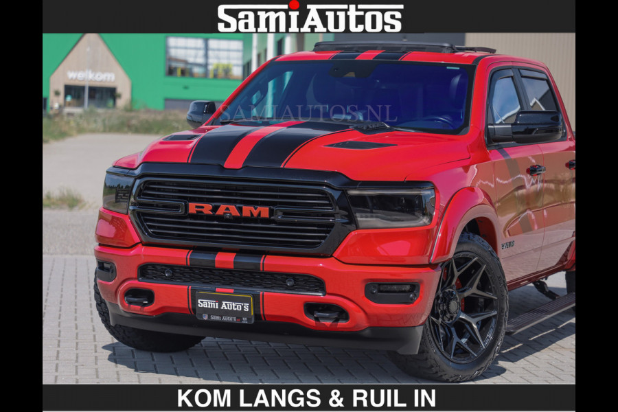 Dodge Ram GT TRX PACK BEAST | 5.7 V8 HEMI | WIDE BODY | LUCHTVERING | MEGA DIK | DC | DUBBLE CABINE | 5 PERSOONS | CREW CAB | GRIJS KENTEKEN | TRAIN HORN | EERSTE EIGENAAR | ORIGINEEL NEDERLANDSE AUTO | WIDE BODY | De specialist in Amerikaanse pick‑ups in Nederland en Europa.