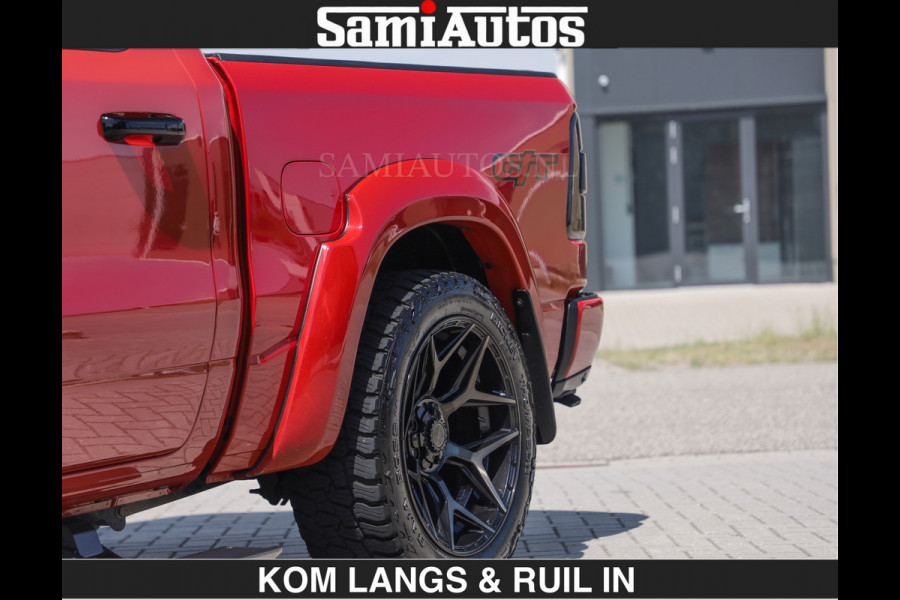 Dodge Ram GT TRX PACK BEAST | 5.7 V8 HEMI | WIDE BODY | LUCHTVERING | MEGA DIK | DC | DUBBLE CABINE | 5 PERSOONS | CREW CAB | GRIJS KENTEKEN | TRAIN HORN | EERSTE EIGENAAR | ORIGINEEL NEDERLANDSE AUTO | WIDE BODY | De specialist in Amerikaanse pick‑ups in Nederland en Europa.