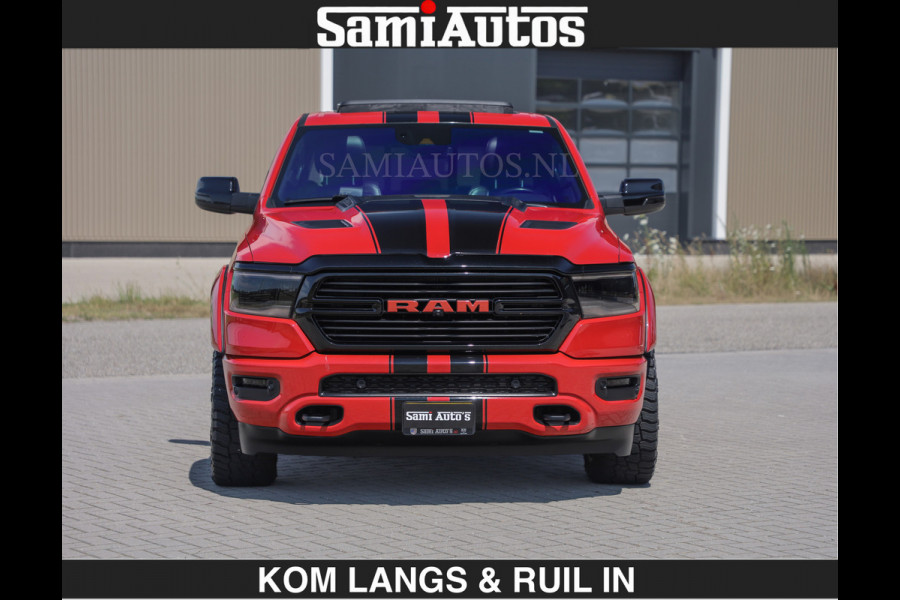 Dodge Ram GT TRX PACK BEAST | 5.7 V8 HEMI | WIDE BODY | LUCHTVERING | MEGA DIK | DC | DUBBLE CABINE | 5 PERSOONS | CREW CAB | GRIJS KENTEKEN | TRAIN HORN | EERSTE EIGENAAR | ORIGINEEL NEDERLANDSE AUTO | WIDE BODY | De specialist in Amerikaanse pick‑ups in Nederland en Europa.