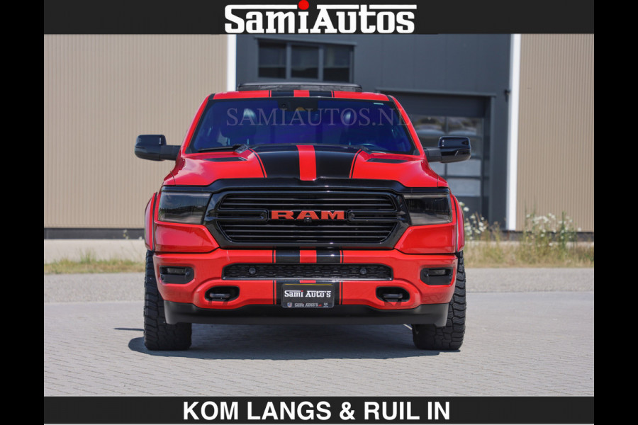 Dodge Ram GT TRX PACK BEAST | 5.7 V8 HEMI | WIDE BODY | LUCHTVERING | MEGA DIK | DC | DUBBLE CABINE | 5 PERSOONS | CREW CAB | GRIJS KENTEKEN | TRAIN HORN | EERSTE EIGENAAR | ORIGINEEL NEDERLANDSE AUTO | WIDE BODY | De specialist in Amerikaanse pick‑ups in Nederland en Europa.