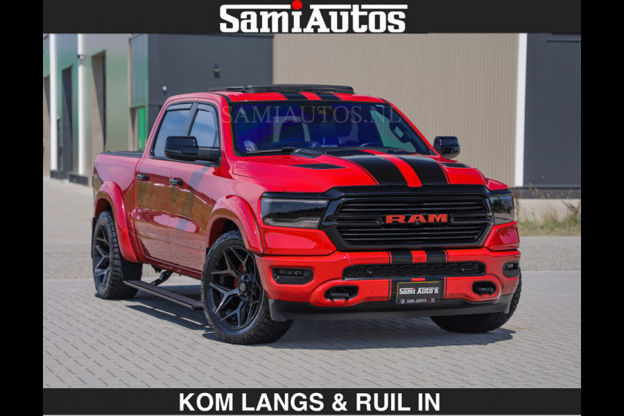 Dodge Ram GT TRX PACK BEAST | 5.7 V8 HEMI | WIDE BODY | LUCHTVERING | MEGA DIK | DC | DUBBLE CABINE | 5 PERSOONS | CREW CAB | GRIJS KENTEKEN | TRAIN HORN | EERSTE EIGENAAR | ORIGINEEL NEDERLANDSE AUTO | WIDE BODY | De specialist in Amerikaanse pick‑ups in Nederland en Europa.