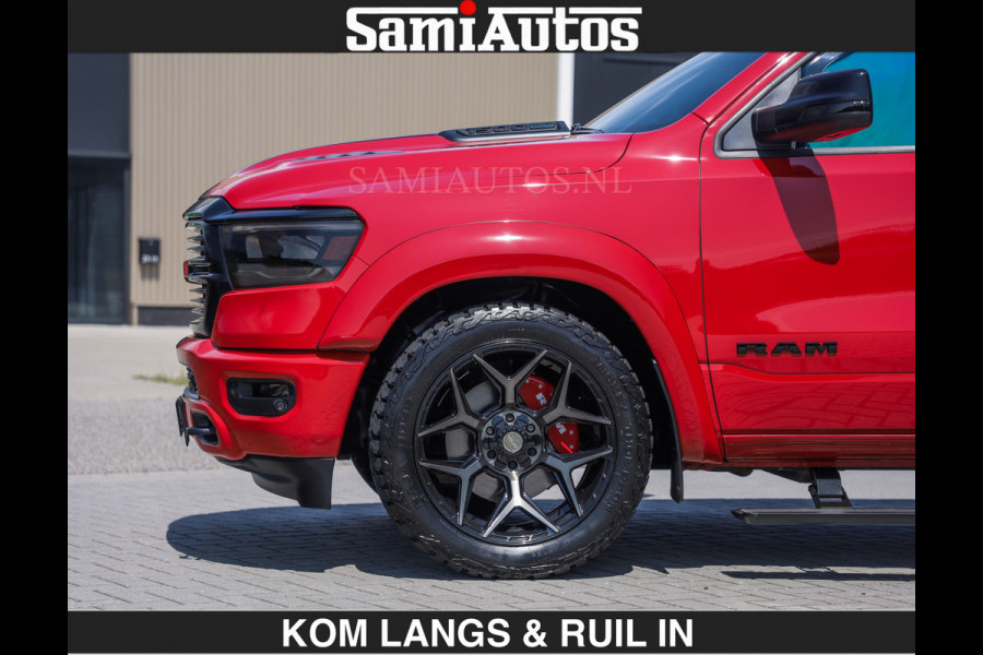 Dodge Ram GT TRX PACK BEAST | 5.7 V8 HEMI | WIDE BODY | LUCHTVERING | MEGA DIK | DC | DUBBLE CABINE | 5 PERSOONS | CREW CAB | GRIJS KENTEKEN | TRAIN HORN | EERSTE EIGENAAR | ORIGINEEL NEDERLANDSE AUTO | WIDE BODY | De specialist in Amerikaanse pick‑ups in Nederland en Europa.