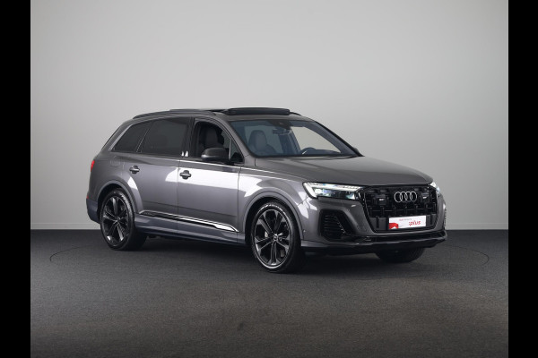Audi Q7 55 TFSI e quattro Pro Line S 394 pk S-tronic | Verlengde garantie | Navigatie | Panoramadak | Elektr. trekhaak | Laserlicht | Luchtvering | Lederen bekleding | B&O Soundsystem | Vierwielbesturing |