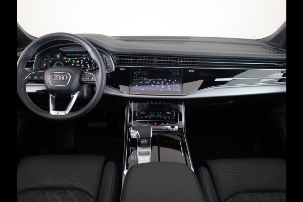 Audi Q7 55 TFSI e quattro Pro Line S 394 pk S-tronic | Verlengde garantie | Navigatie | Panoramadak | Elektr. trekhaak | Laserlicht | Luchtvering | Lederen bekleding | B&O Soundsystem | Vierwielbesturing |