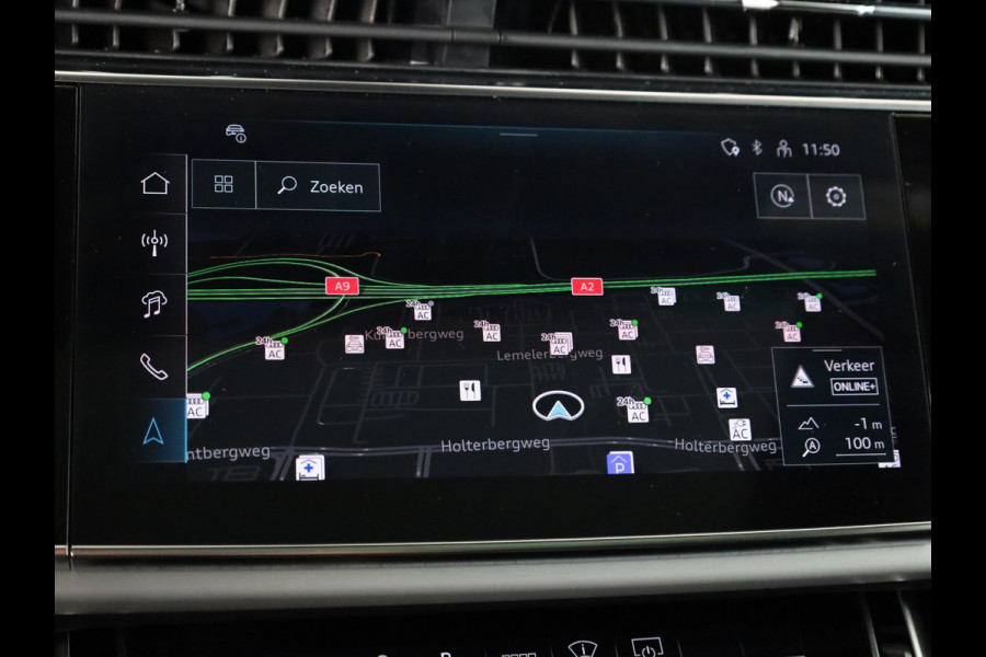 Audi Q7 55 TFSI e quattro Pro Line S 394 pk S-tronic | Verlengde garantie | Navigatie | Panoramadak | Elektr. trekhaak | Laserlicht | Luchtvering | Lederen bekleding | B&O Soundsystem | Vierwielbesturing |