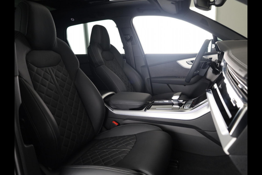 Audi Q7 55 TFSI e quattro Pro Line S 394 pk S-tronic | Verlengde garantie | Navigatie | Panoramadak | Elektr. trekhaak | Laserlicht | Luchtvering | Lederen bekleding | B&O Soundsystem | Vierwielbesturing |