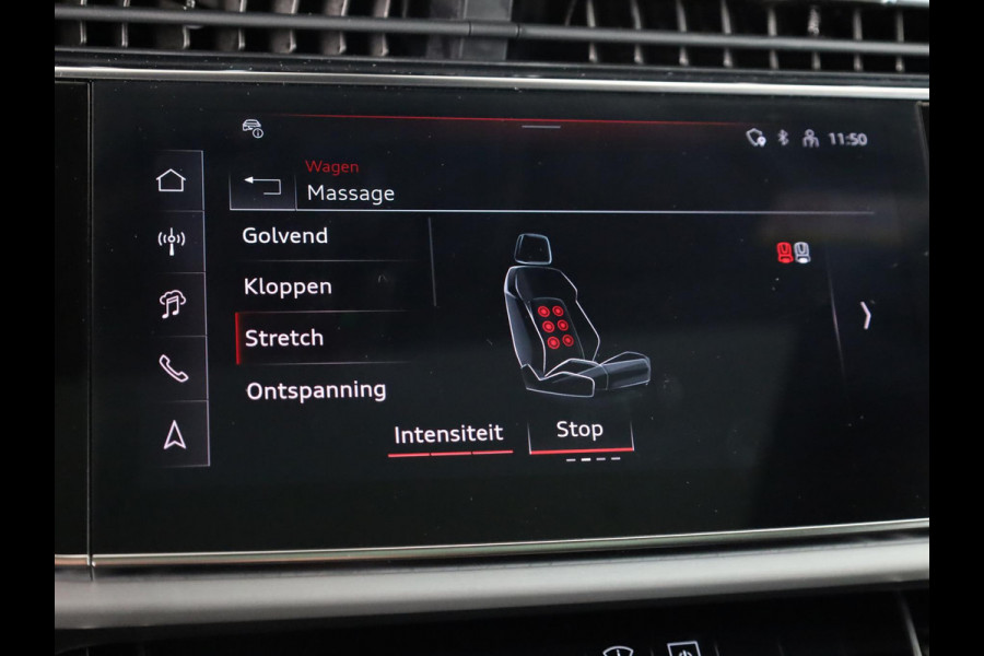 Audi Q7 55 TFSI e quattro Pro Line S 394 pk S-tronic | Verlengde garantie | Navigatie | Panoramadak | Elektr. trekhaak | Laserlicht | Luchtvering | Lederen bekleding | B&O Soundsystem | Vierwielbesturing |