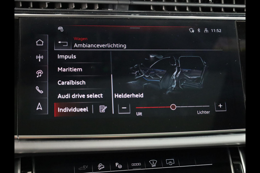 Audi Q7 55 TFSI e quattro Pro Line S 394 pk S-tronic | Verlengde garantie | Navigatie | Panoramadak | Elektr. trekhaak | Laserlicht | Luchtvering | Lederen bekleding | B&O Soundsystem | Vierwielbesturing |