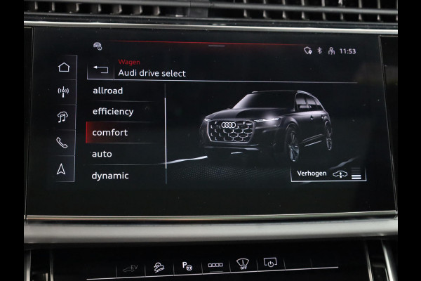 Audi Q7 55 TFSI e quattro Pro Line S 394 pk S-tronic | Verlengde garantie | Navigatie | Panoramadak | Elektr. trekhaak | Laserlicht | Luchtvering | Lederen bekleding | B&O Soundsystem | Vierwielbesturing |