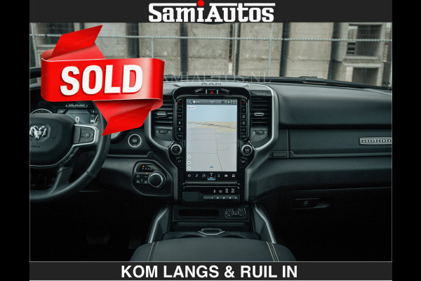 Dodge Ram SPORT | 5.7 V8 4x4 HEMI | PANORAMA DAK | GROOTSCHERM 12 INCH | LPG | Diamond Black Pearl | CREW CAB | DUBBELE CABINE | 5 PERSOONS | DC | VOORRAAD NR 2554 - 6048 | De specialist in Amerikaanse pick‑ups in Nederland en Europa.