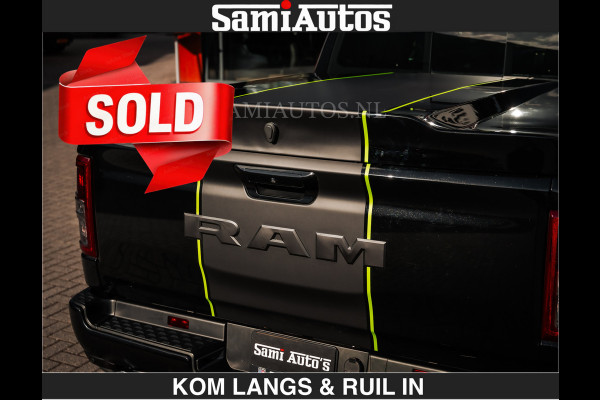 Dodge Ram SPORT | 5.7 V8 4x4 HEMI | PANORAMA DAK | GROOTSCHERM 12 INCH | LPG | Diamond Black Pearl | CREW CAB | DUBBELE CABINE | 5 PERSOONS | DC | VOORRAAD NR 2554 - 6048 | De specialist in Amerikaanse pick‑ups in Nederland en Europa.