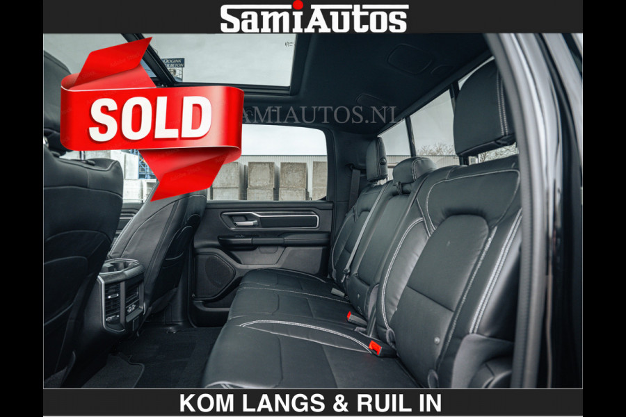 Dodge Ram SPORT | 5.7 V8 4x4 HEMI | PANORAMA DAK | GROOTSCHERM 12 INCH | LPG | Diamond Black Pearl | CREW CAB | DUBBELE CABINE | 5 PERSOONS | DC | VOORRAAD NR 2554 - 6048 | De specialist in Amerikaanse pick‑ups in Nederland en Europa.