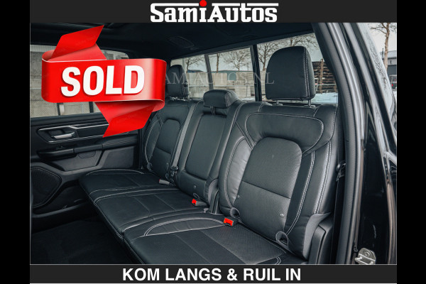 Dodge Ram SPORT | 5.7 V8 4x4 HEMI | PANORAMA DAK | GROOTSCHERM 12 INCH | LPG | Diamond Black Pearl | CREW CAB | DUBBELE CABINE | 5 PERSOONS | DC | VOORRAAD NR 2554 - 6048 | De specialist in Amerikaanse pick‑ups in Nederland en Europa.