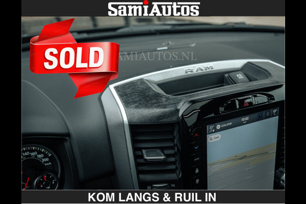 Dodge Ram SPORT | 5.7 V8 4x4 HEMI | PANORAMA DAK | GROOTSCHERM 12 INCH | LPG | Diamond Black Pearl | CREW CAB | DUBBELE CABINE | 5 PERSOONS | DC | VOORRAAD NR 2554 - 6048 | De specialist in Amerikaanse pick‑ups in Nederland en Europa.