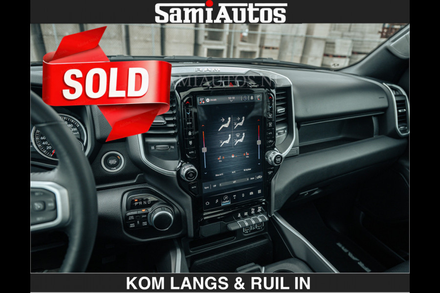 Dodge Ram SPORT | 5.7 V8 4x4 HEMI | PANORAMA DAK | GROOTSCHERM 12 INCH | LPG | Diamond Black Pearl | CREW CAB | DUBBELE CABINE | 5 PERSOONS | DC | VOORRAAD NR 2554 - 6048 | De specialist in Amerikaanse pick‑ups in Nederland en Europa.