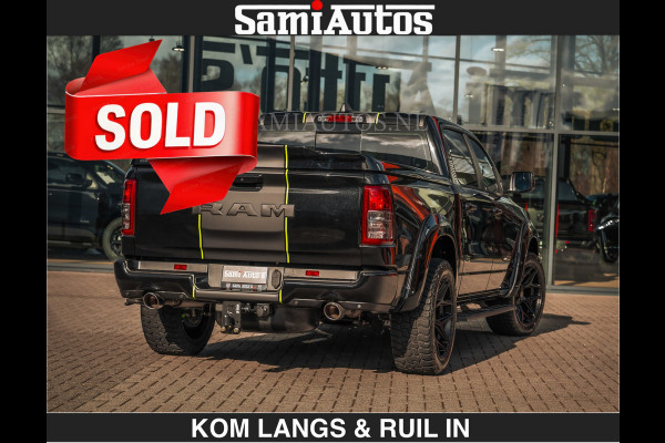 Dodge Ram SPORT | 5.7 V8 4x4 HEMI | PANORAMA DAK | GROOTSCHERM 12 INCH | LPG | Diamond Black Pearl | CREW CAB | DUBBELE CABINE | 5 PERSOONS | DC | VOORRAAD NR 2554 - 6048 | De specialist in Amerikaanse pick‑ups in Nederland en Europa.