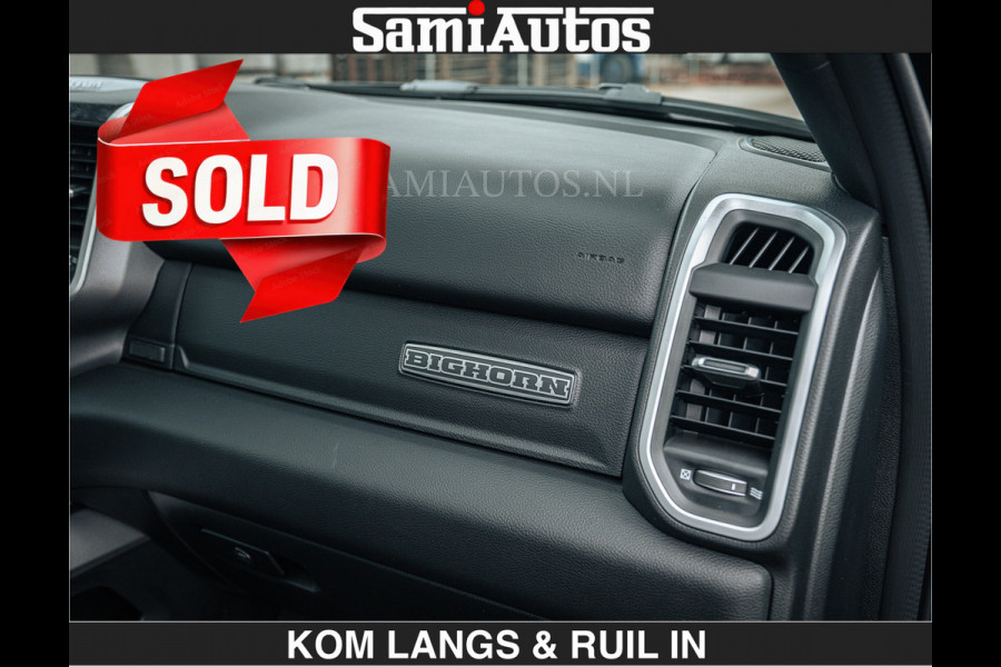 Dodge Ram SPORT | 5.7 V8 4x4 HEMI | PANORAMA DAK | GROOTSCHERM 12 INCH | LPG | Diamond Black Pearl | CREW CAB | DUBBELE CABINE | 5 PERSOONS | DC | VOORRAAD NR 2554 - 6048 | De specialist in Amerikaanse pick‑ups in Nederland en Europa.