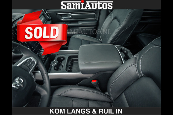 Dodge Ram SPORT | 5.7 V8 4x4 HEMI | PANORAMA DAK | GROOTSCHERM 12 INCH | LPG | Diamond Black Pearl | CREW CAB | DUBBELE CABINE | 5 PERSOONS | DC | VOORRAAD NR 2554 - 6048 | De specialist in Amerikaanse pick‑ups in Nederland en Europa.