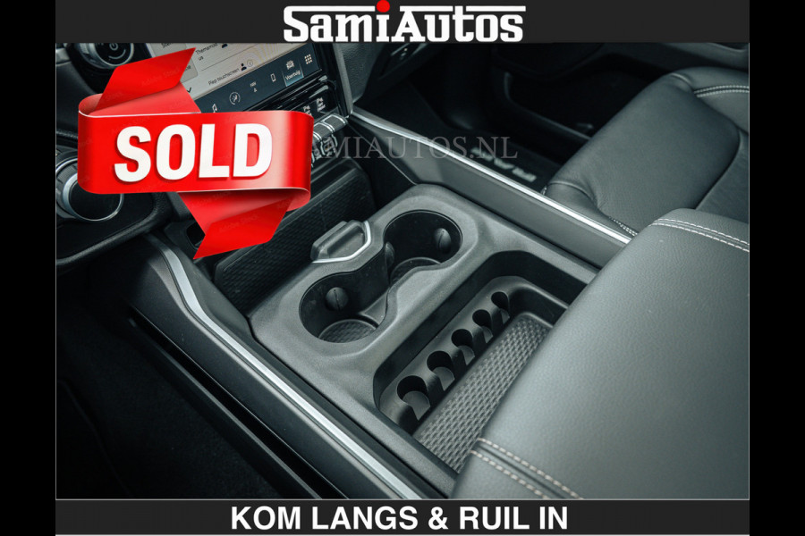 Dodge Ram SPORT | 5.7 V8 4x4 HEMI | PANORAMA DAK | GROOTSCHERM 12 INCH | LPG | Diamond Black Pearl | CREW CAB | DUBBELE CABINE | 5 PERSOONS | DC | VOORRAAD NR 2554 - 6048 | De specialist in Amerikaanse pick‑ups in Nederland en Europa.
