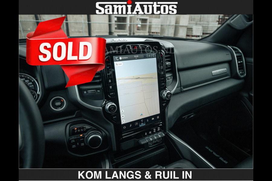 Dodge Ram SPORT | 5.7 V8 4x4 HEMI | PANORAMA DAK | GROOTSCHERM 12 INCH | LPG | Diamond Black Pearl | CREW CAB | DUBBELE CABINE | 5 PERSOONS | DC | VOORRAAD NR 2554 - 6048 | De specialist in Amerikaanse pick‑ups in Nederland en Europa.