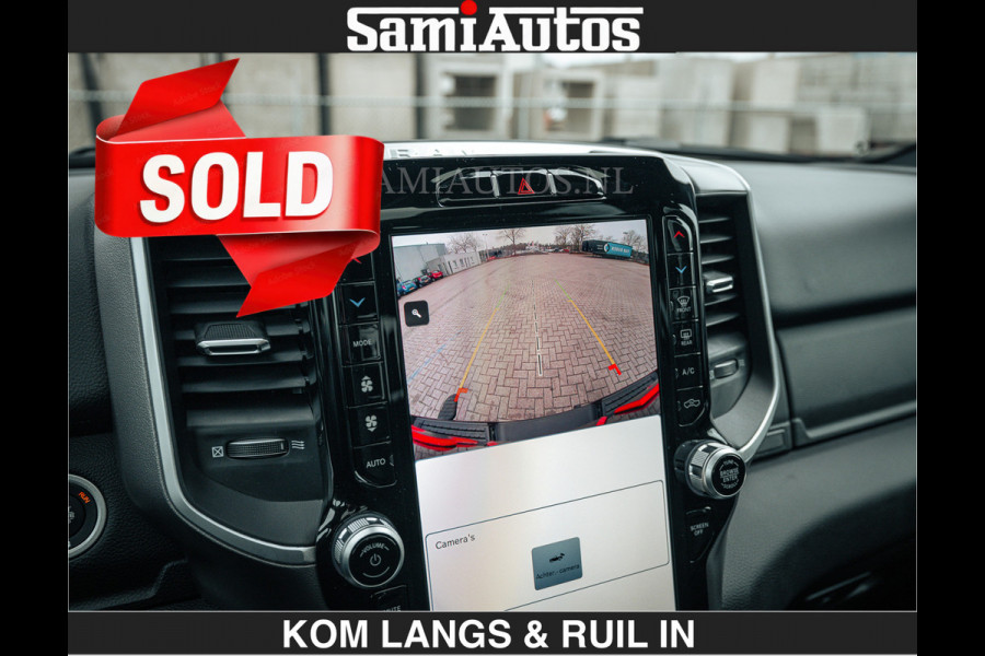 Dodge Ram SPORT | 5.7 V8 4x4 HEMI | PANORAMA DAK | GROOTSCHERM 12 INCH | LPG | Diamond Black Pearl | CREW CAB | DUBBELE CABINE | 5 PERSOONS | DC | VOORRAAD NR 2554 - 6048 | De specialist in Amerikaanse pick‑ups in Nederland en Europa.