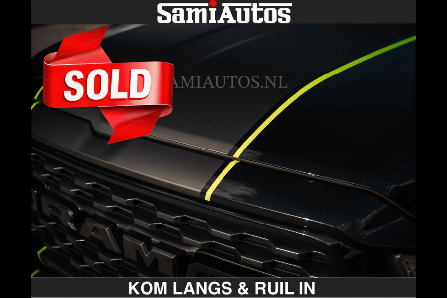 Dodge Ram SPORT | 5.7 V8 4x4 HEMI | PANORAMA DAK | GROOTSCHERM 12 INCH | LPG | Diamond Black Pearl | CREW CAB | DUBBELE CABINE | 5 PERSOONS | DC | VOORRAAD NR 2554 - 6048 | De specialist in Amerikaanse pick‑ups in Nederland en Europa.