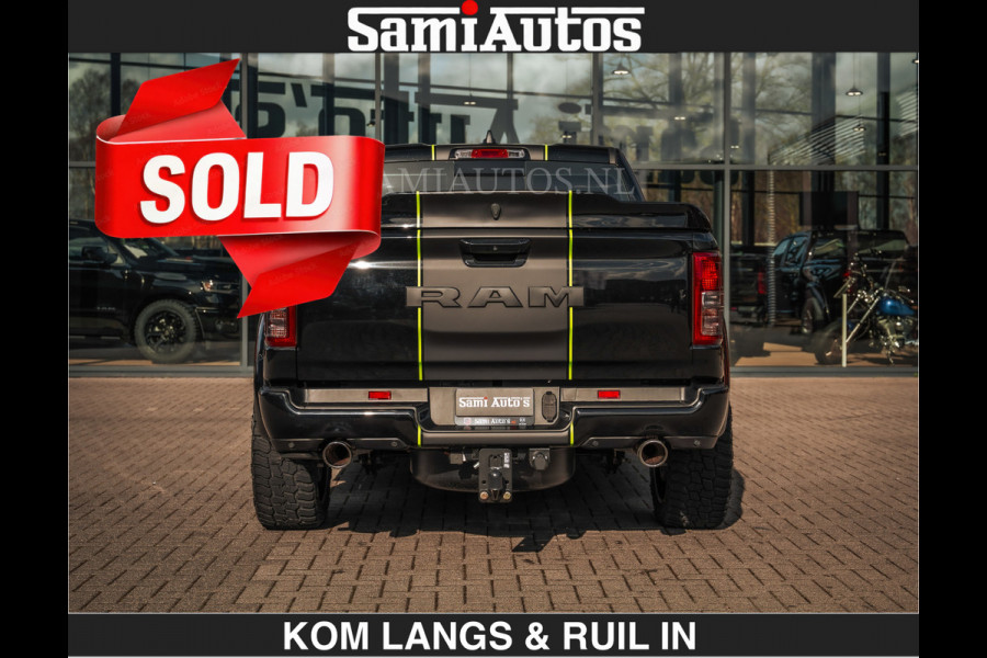 Dodge Ram SPORT | 5.7 V8 4x4 HEMI | PANORAMA DAK | GROOTSCHERM 12 INCH | LPG | Diamond Black Pearl | CREW CAB | DUBBELE CABINE | 5 PERSOONS | DC | VOORRAAD NR 2554 - 6048 | De specialist in Amerikaanse pick‑ups in Nederland en Europa.