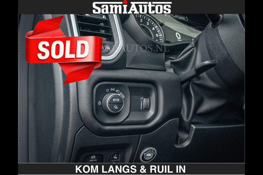 Dodge Ram SPORT | 5.7 V8 4x4 HEMI | PANORAMA DAK | GROOTSCHERM 12 INCH | LPG | Diamond Black Pearl | CREW CAB | DUBBELE CABINE | 5 PERSOONS | DC | VOORRAAD NR 2554 - 6048 | De specialist in Amerikaanse pick‑ups in Nederland en Europa.