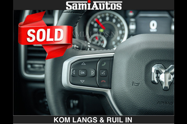 Dodge Ram SPORT | 5.7 V8 4x4 HEMI | PANORAMA DAK | GROOTSCHERM 12 INCH | LPG | Diamond Black Pearl | CREW CAB | DUBBELE CABINE | 5 PERSOONS | DC | VOORRAAD NR 2554 - 6048 | De specialist in Amerikaanse pick‑ups in Nederland en Europa.