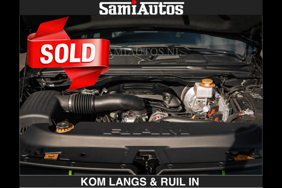 Dodge Ram SPORT | 5.7 V8 4x4 HEMI | PANORAMA DAK | GROOTSCHERM 12 INCH | LPG | Diamond Black Pearl | CREW CAB | DUBBELE CABINE | 5 PERSOONS | DC | VOORRAAD NR 2554 - 6048 | De specialist in Amerikaanse pick‑ups in Nederland en Europa.