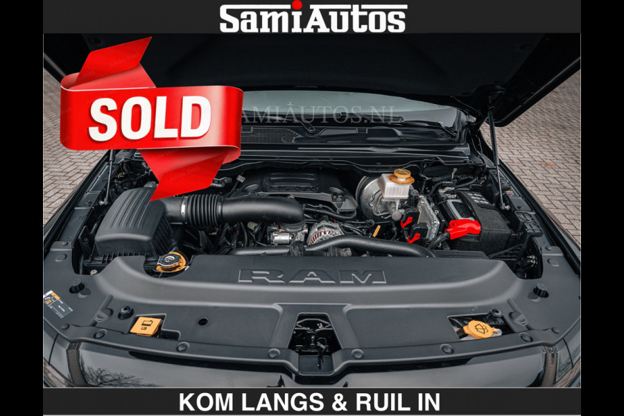 Dodge Ram SPORT | 5.7 V8 4x4 HEMI | PANORAMA DAK | GROOTSCHERM 12 INCH | LPG | Diamond Black Pearl | CREW CAB | DUBBELE CABINE | 5 PERSOONS | DC | VOORRAAD NR 2554 - 6048 | De specialist in Amerikaanse pick‑ups in Nederland en Europa.