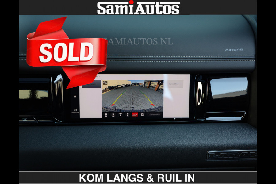Dodge Ram 1500 Night Premium | Full Option | De Meest Luxe Pick-Up in zijn Klasse | Comfortabele Dubbele Cabine met Royale 5 Zitplaatsen | BPM vrij | Nu Leverbaar uit Voorraad | Voorraad Nr 2200 - 0886 | De specialist in Amerikaanse pick‑ups in Nederland en Europa.