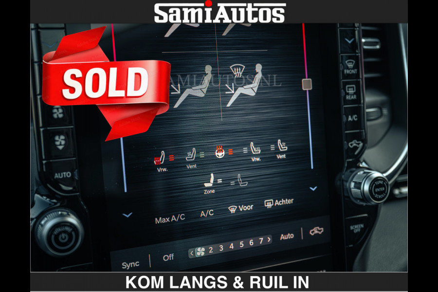Dodge Ram 1500 Night Premium | Full Option | De Meest Luxe Pick-Up in zijn Klasse | Comfortabele Dubbele Cabine met Royale 5 Zitplaatsen | BPM vrij | Nu Leverbaar uit Voorraad | Voorraad Nr 2200 - 0886 | De specialist in Amerikaanse pick‑ups in Nederland en Europa.