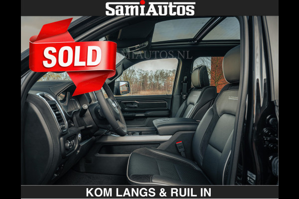 Dodge Ram 1500 Night Premium | Full Option | De Meest Luxe Pick-Up in zijn Klasse | Comfortabele Dubbele Cabine met Royale 5 Zitplaatsen | BPM vrij | Nu Leverbaar uit Voorraad | Voorraad Nr 2200 - 0886 | De specialist in Amerikaanse pick‑ups in Nederland en Europa.