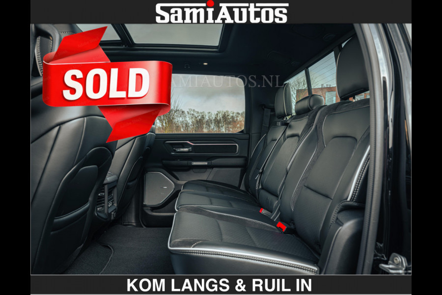 Dodge Ram 1500 Night Premium | Full Option | De Meest Luxe Pick-Up in zijn Klasse | Comfortabele Dubbele Cabine met Royale 5 Zitplaatsen | BPM vrij | Nu Leverbaar uit Voorraad | Voorraad Nr 2200 - 0886 | De specialist in Amerikaanse pick‑ups in Nederland en Europa.