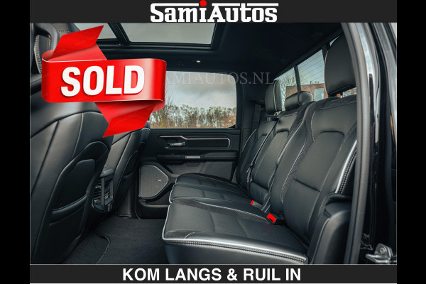 Dodge Ram 1500 Night Premium | Full Option | De Meest Luxe Pick-Up in zijn Klasse | Comfortabele Dubbele Cabine met Royale 5 Zitplaatsen | BPM vrij | Nu Leverbaar uit Voorraad | Voorraad Nr 2200 - 0886 | De specialist in Amerikaanse pick‑ups in Nederland en Europa.
