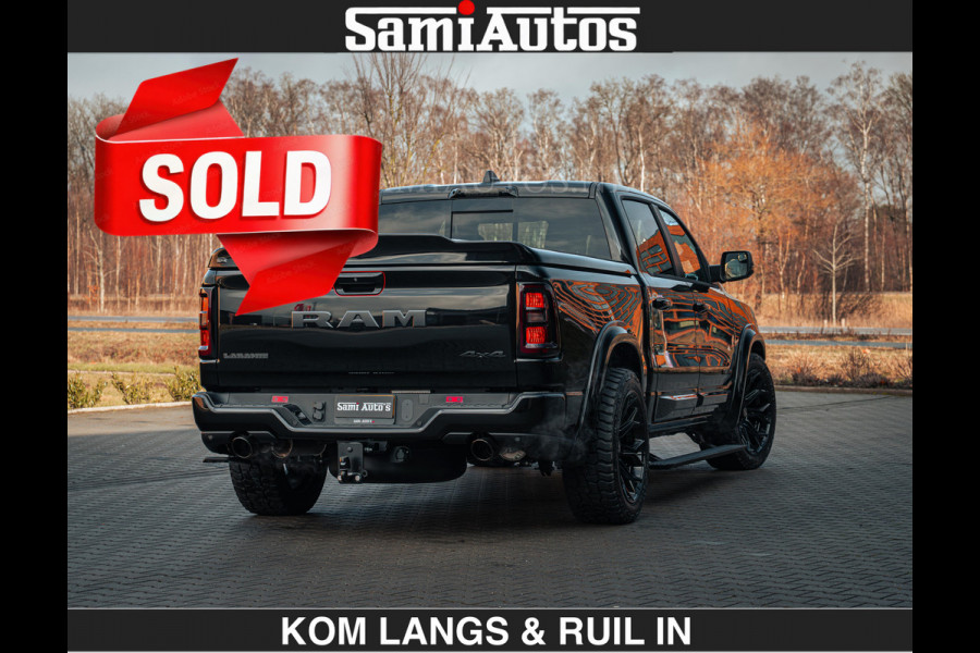 Dodge Ram 1500 Night Premium | Full Option | De Meest Luxe Pick-Up in zijn Klasse | Comfortabele Dubbele Cabine met Royale 5 Zitplaatsen | BPM vrij | Nu Leverbaar uit Voorraad | Voorraad Nr 2200 - 0886 | De specialist in Amerikaanse pick‑ups in Nederland en Europa.