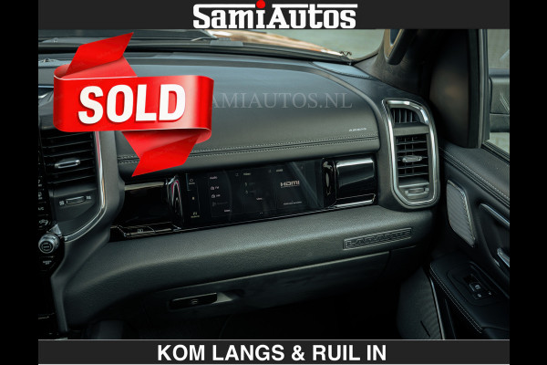 Dodge Ram 1500 Night Premium | Full Option | De Meest Luxe Pick-Up in zijn Klasse | Comfortabele Dubbele Cabine met Royale 5 Zitplaatsen | BPM vrij | Nu Leverbaar uit Voorraad | Voorraad Nr 2200 - 0886 | De specialist in Amerikaanse pick‑ups in Nederland en Europa.