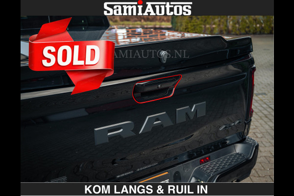 Dodge Ram 1500 Night Premium | Full Option | De Meest Luxe Pick-Up in zijn Klasse | Comfortabele Dubbele Cabine met Royale 5 Zitplaatsen | BPM vrij | Nu Leverbaar uit Voorraad | Voorraad Nr 2200 - 0886 | De specialist in Amerikaanse pick‑ups in Nederland en Europa.