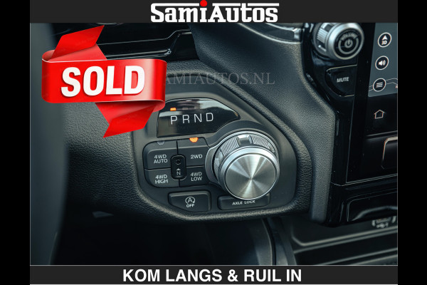 Dodge Ram 1500 Night Premium | Full Option | De Meest Luxe Pick-Up in zijn Klasse | Comfortabele Dubbele Cabine met Royale 5 Zitplaatsen | BPM vrij | Nu Leverbaar uit Voorraad | Voorraad Nr 2200 - 0886 | De specialist in Amerikaanse pick‑ups in Nederland en Europa.