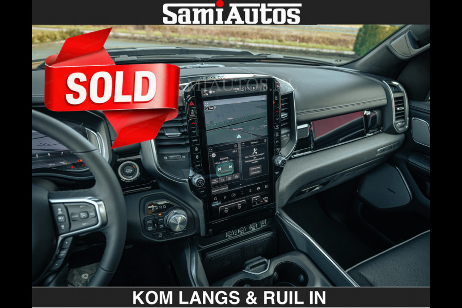 Dodge Ram 1500 Night Premium | Full Option | De Meest Luxe Pick-Up in zijn Klasse | Comfortabele Dubbele Cabine met Royale 5 Zitplaatsen | BPM vrij | Nu Leverbaar uit Voorraad | Voorraad Nr 2200 - 0886 | De specialist in Amerikaanse pick‑ups in Nederland en Europa.